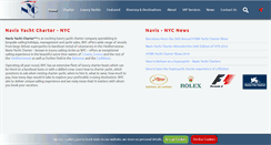 Desktop Screenshot of navisyachtcharter.com
